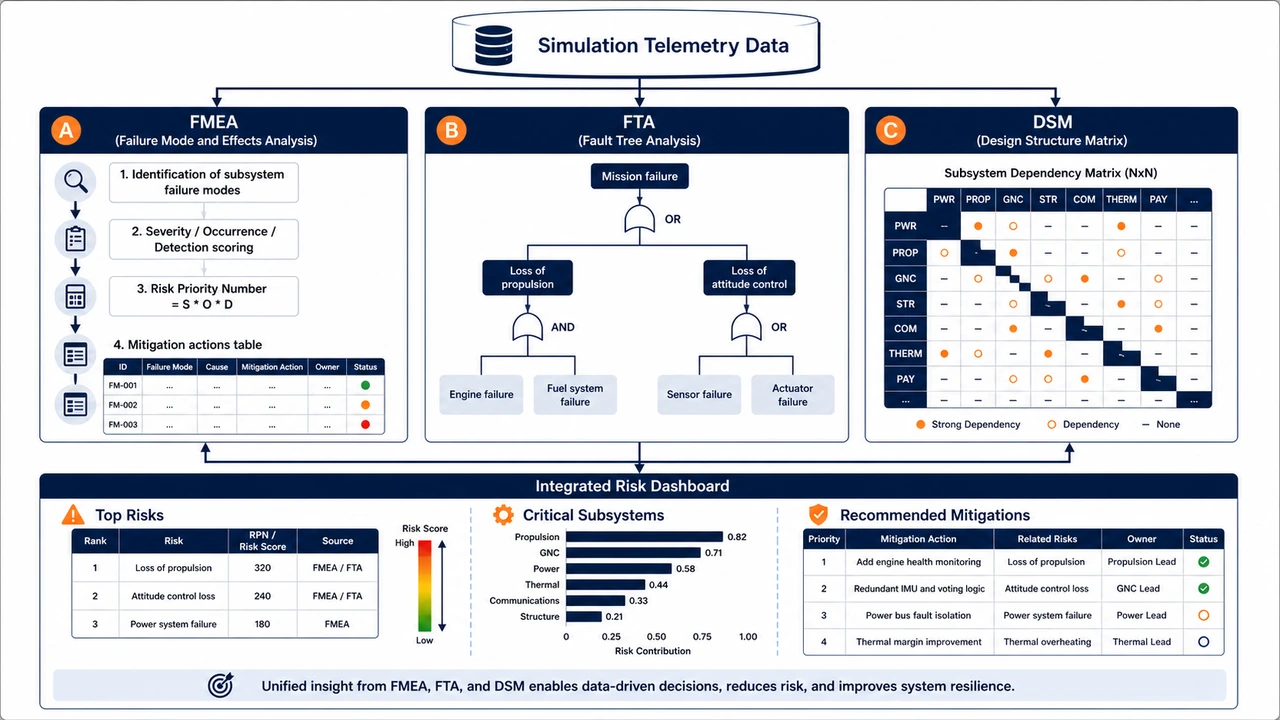 Risk Analysis Framework: FMEA / FTA / DSM