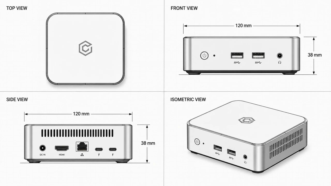 Multi-View Orthographic Product Illustration