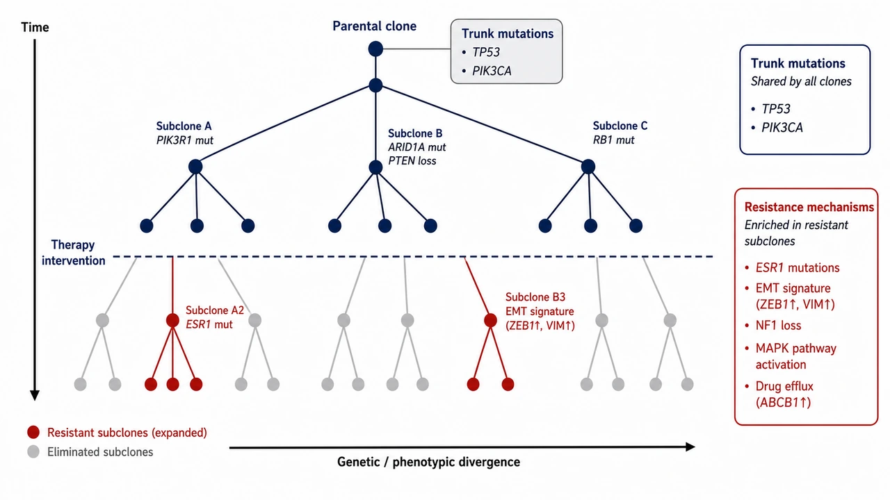 Tumor Evolutionary Tree (Subclonal Architecture)